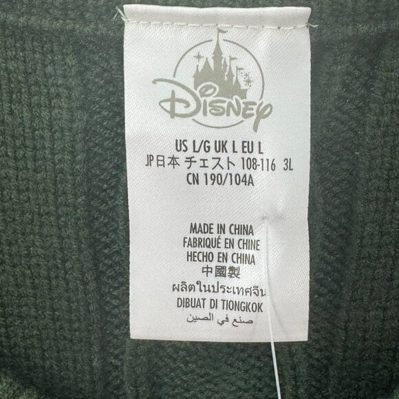 Disney Pixar Toy Story Alien Cable Knit Sweater Green Womens Size L - Picture 4 of 11